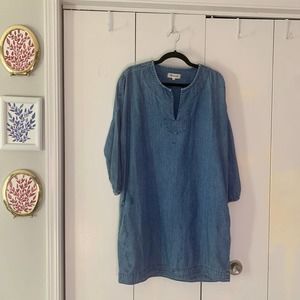 Madewell Denim Blue Mini Dress
